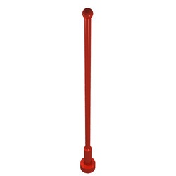 2569-5G Antenne 1x8 noppen hoog rood gebruikt *1L179