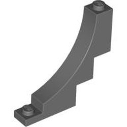 30099-85 Steen,omgekeerde halve boog 1x5x4 grijs, donker (blauwachtig) NIEUW *1L260