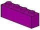 3010-24 Steen 1x4 paars NIEUW *5K0000