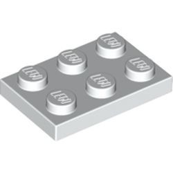 3021-1 Platte plaat 2x3 wit NIEUW *1L202+3+4