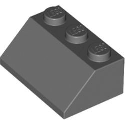 3038-85G Dakpan 45 graden 3x2 grijs, donker (blauwachtig) gebruikt *1L152/53