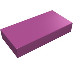 3069b-71G Tegel 1x2 magenta gebruikt *1L108+9+10