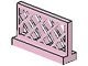 3185-23G Hekwerk 1x4x2 klassiek ruitpatroon roze (klassiek) gebruikt *0D000