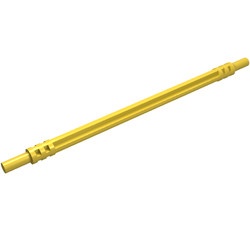 32200-3 Technic, zachte as lengte 12 noppen geel NIEUW *