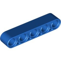 32316-7 Technic, Hefbalk 1x5 dik blauw NIEUW *1DT00