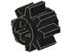 3647-11G Technic, Tandwiel 8 tanden type 1 zwart gebruikt *0D030