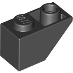 3665-11 Omgekeerde dakpan 45 graden 1x2 zwart NIEUW *1L211