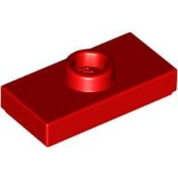 3794-5G Platte plaat 1x2 met 1 nop ZIE OOK 15573 rood gebruikt *1D001