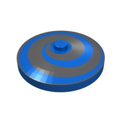 3960p02-7G Schotel 4x4 Zwarte spiraal blauw gebruikt *1L0000