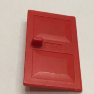 4131-5G Deur 2x4x5- met twee dichte panelen (zie frame 4130) rood gebruikt *