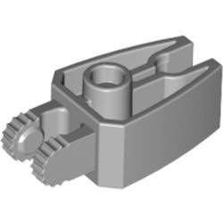 41529-86G Scharnier 1x3 met 2 vingers en klauweinde grijs, licht (blauwachtig) gebruikt *