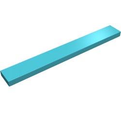 4162-156 Tegel 1x8 blauw, middenazuur NIEUW *1L116+17