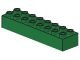 4199-6G DUPLO steen 2x6 (LET OP: DUPLO IS VRIJWEL ALTIJD PAKKETPOST) groen gebruikt *