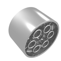 4266-22G Wiel 20x30 Technic, velg glad voor harde banden chrome zilver gebruikt *5W000