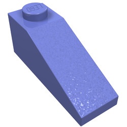 4286-97G Dakpan 33 graden 1x3 blauwviolet gebruikt *1L412