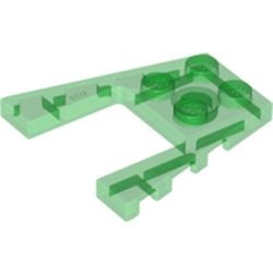 43719-20G Wigplaat 4x4 (L+R toelopend) transparant groen gebruikt *
