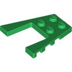 43719-6 Wigplaat 4x4 (L+R toelopend) groen NIEUW *