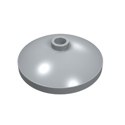 43898-86 Schotel 3x3 grijs, licht (blauwachtig) NIEUW *1L048