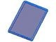 4448-14G Glas voor dakraam 4x4x3 transparant donkerblauw gebruikt *0L000