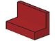 4865-59 Paneel 1x2x1 (bankje) rechte hoeken rood, donker NIEUW *1L017