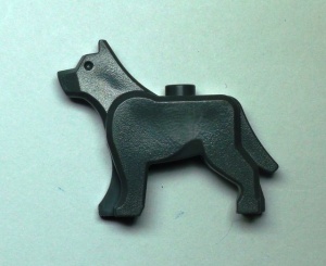 48812-85 Hond/wolf grijs, donker (blauwachtig) NIEUW *0D000