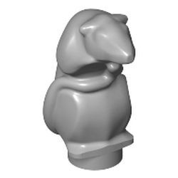 50687-86 Rat staand grijs, licht (blauwachtig) NIEUW *0D000