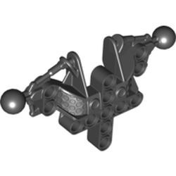 53545-11G Bionicle Toa Inika borstkas/schouders zwart gebruikt *