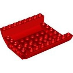 54091-5G Omgekeerde dakpan 8x8x2 dubbel (vliegtuig) rood gebruikt *1L000