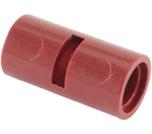62462-59 Technic, Pin koppelaar Rond met inkeping rood, donker NIEUW *0B009