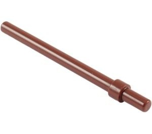 63965-88 Paal 6 noppen met stopring bruin, roodachtig NIEUW *1L0000