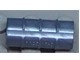 6538-78 Technic, As koppelaar ribbel breedterichting blauw, metal NIEUW *0L0000