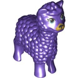 65405pb01-89 Alpaca/lama paars, donker NIEUW *0D000