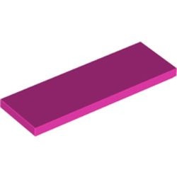 69729-47 Tegel 2x6 roze, donker NIEUW *1L120
