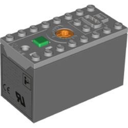 84599-86G Batterijbox 9 volt HERLAADBAAR !!Power Functions el. Aansluiting (Past niet door brievenbus) grijs, licht (blauwachtig) NIEUW *