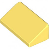 85984-103 Dakpan klein 30 graden 2x1x 2/3 (2 nop breed) geel, lichthelder NIEUW *1L189