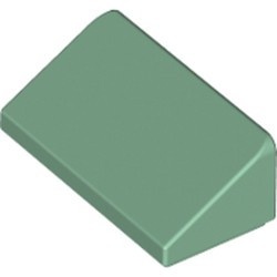 85984-48 Dakpan klein 30 graden 2x1x 2/3 (2 nop breed) groen, zandkleurig NIEUW *1L189