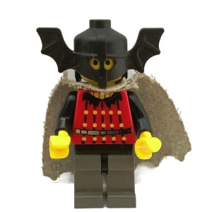 cas022G Frechts Knights - Bat Lord, met cape gebruikt *0M0000