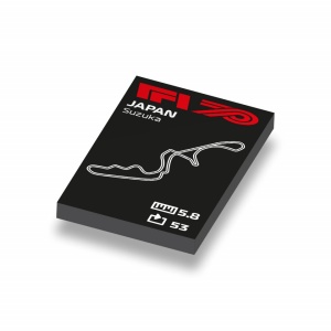 CUS1051 Formule 1 circuit Japan wit NIEUW *0A000