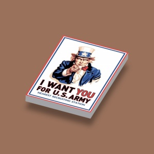 CUS1077 I WANT YOU for U.S. ARMY wit NIEUW *0A000