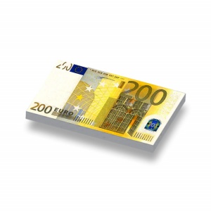 CUSE8165 Tegel 1x2 200 Euro wit *0A000