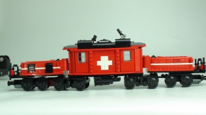 Ex 10183 Rode Zwitserse krokodil zonder motor