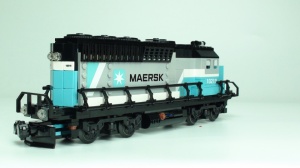 Ex 10219 Maersk lok MET MOTOR