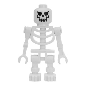 gen018G Skelet Fantasy era, boosaardig hoofd gebruikt *0M0000
