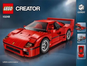 INS10248 10248 BOUWBESCHRIJVING- Ferrari F40 NIEUW *
