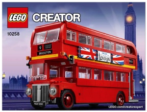 INS10258 10258 BOUWBESCHRIJVING- Routemaster London Bus NIEUW *