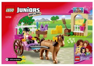 INS10726 10726 BOUWBESCHRIJVING- Stepahnie's Horse Carriage NIEUW *