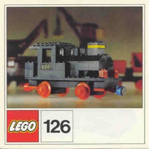 INS126-1-G 126 BOUWBESCHRIJVING Steam Locomotive (Push) gebruikt *LOC RB