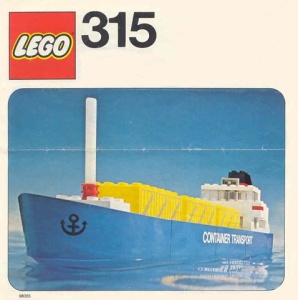 INS315-G 315 BOUWBESCHRIJVING Containerschip (kraakjes) gebruikt *LOC RB
