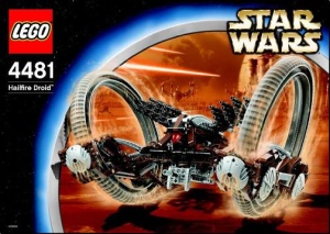 INS4481-G 4481 BOUWBESCHRIJVING- Hailfire Droid gebruikt *LOC RBSW