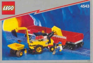 INS4543-G 4543 BOUWBESCHRIJVING- Railroad Tractor Flatbed gebruikt *